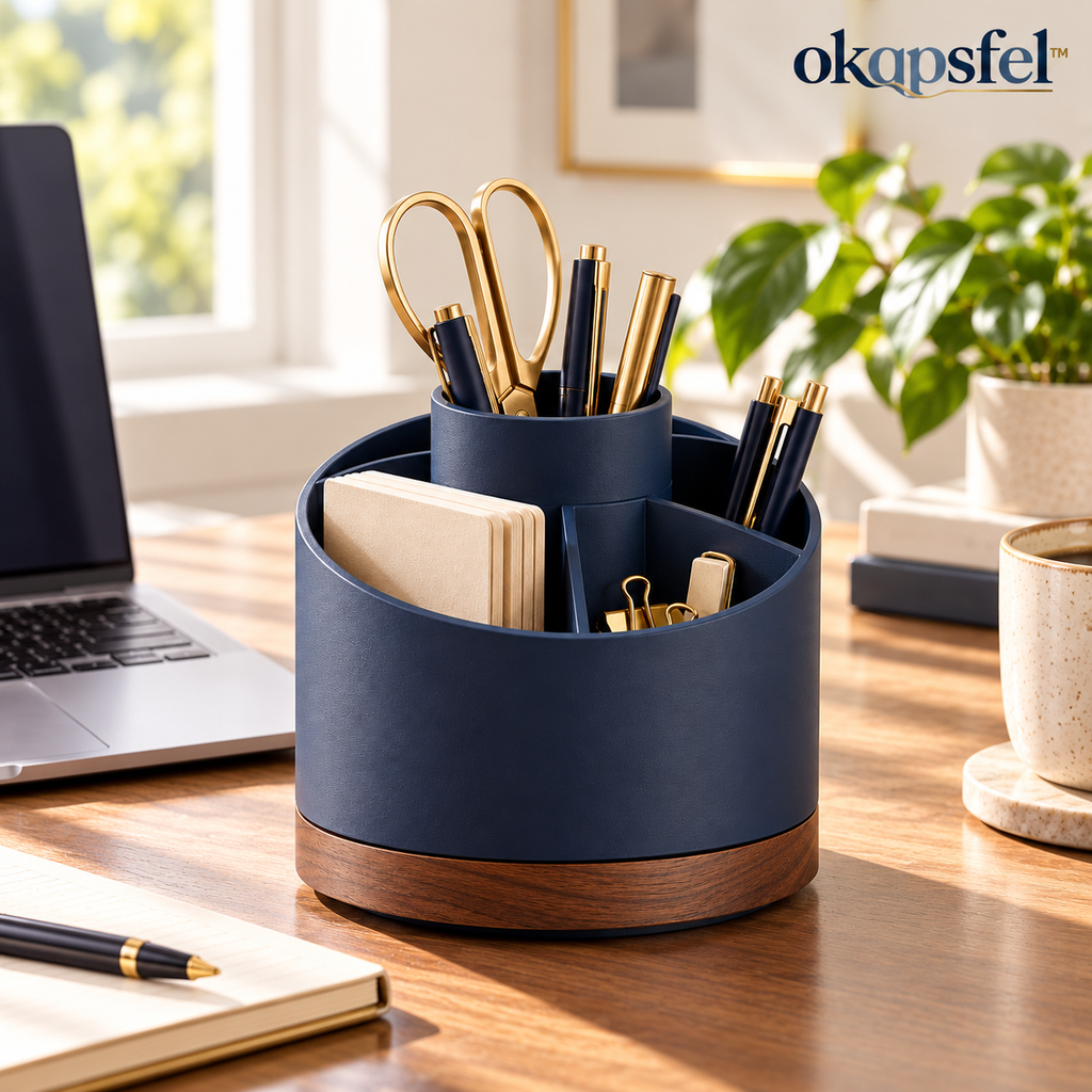 Rotating Desktop Pen Organizer product view 2 by okqpsfel™