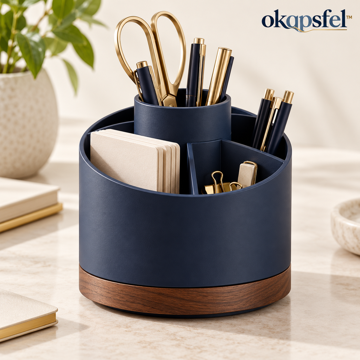 Rotating Desktop Pen Organizer by okqpsfel™