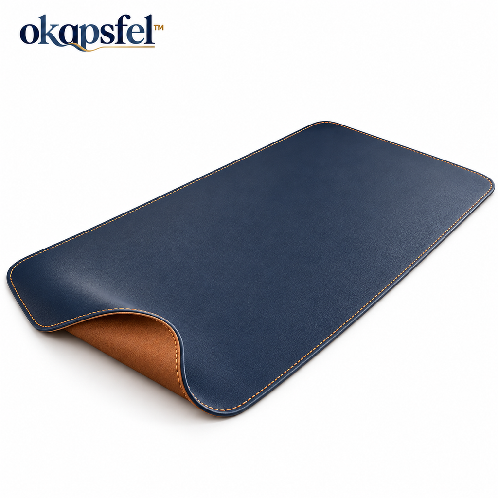 Extended Navy Desk Mat product view 3 by okqpsfel™