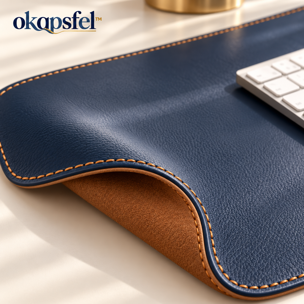 Extended Navy Desk Mat product view 4 by okqpsfel™
