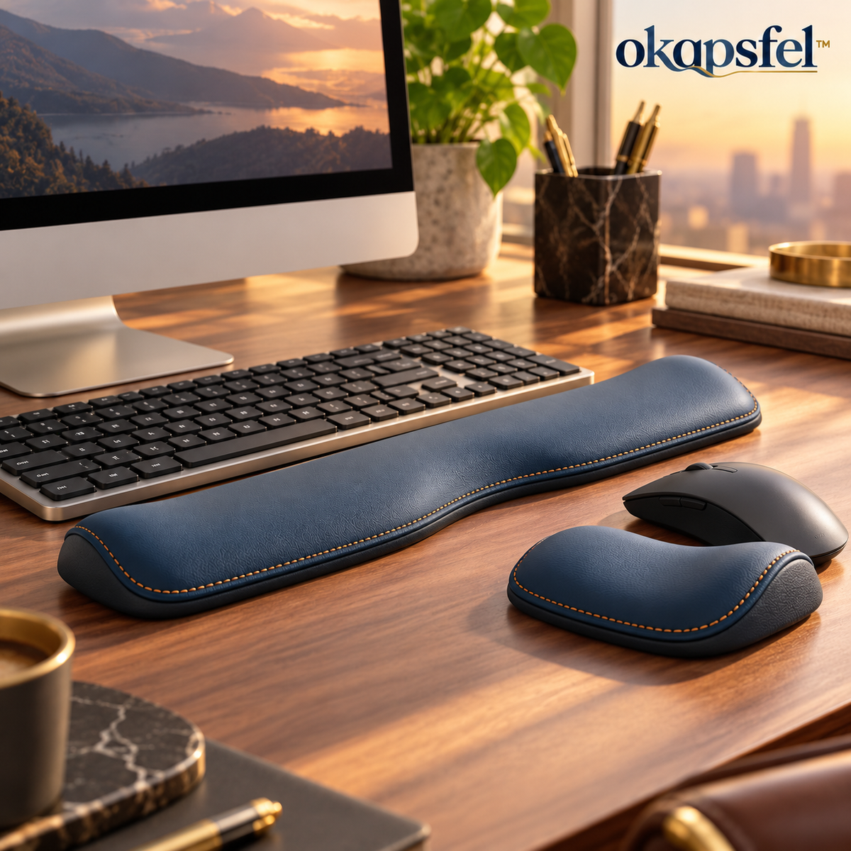 Keyboard and Mouse Wrist Rest Set product view 2 by okqpsfel™