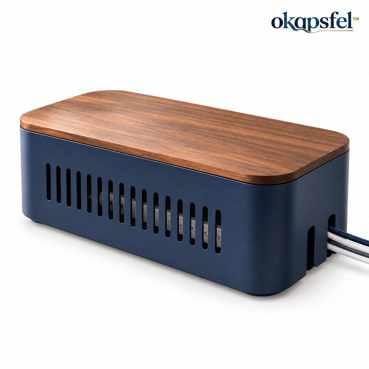 Desktop Cable Management Box product view 3 by okqpsfel™