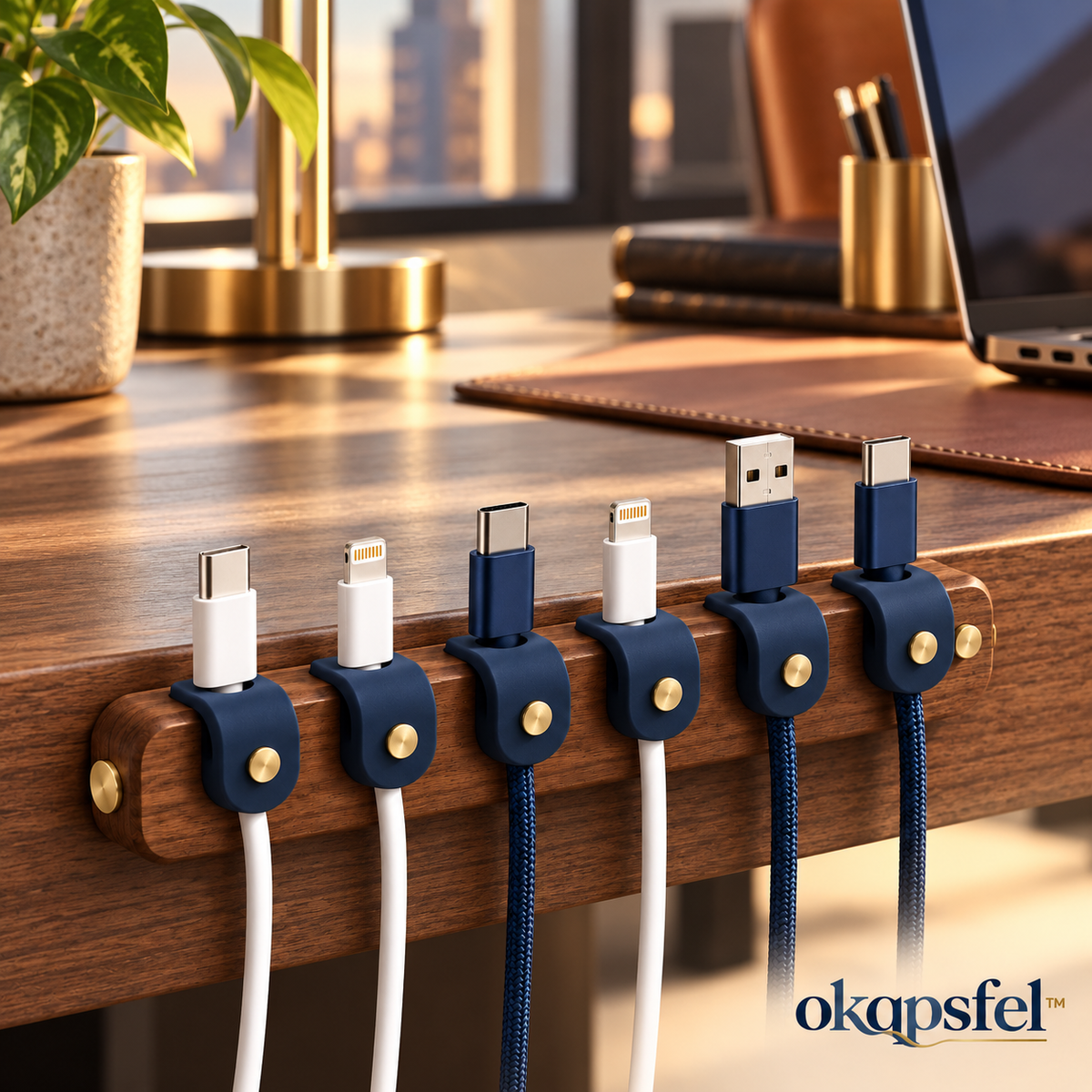 Magnetic Cable Organizer Set product view 2 by okqpsfel™