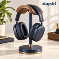 Walnut-Look Headphone Stand by okqpsfel™